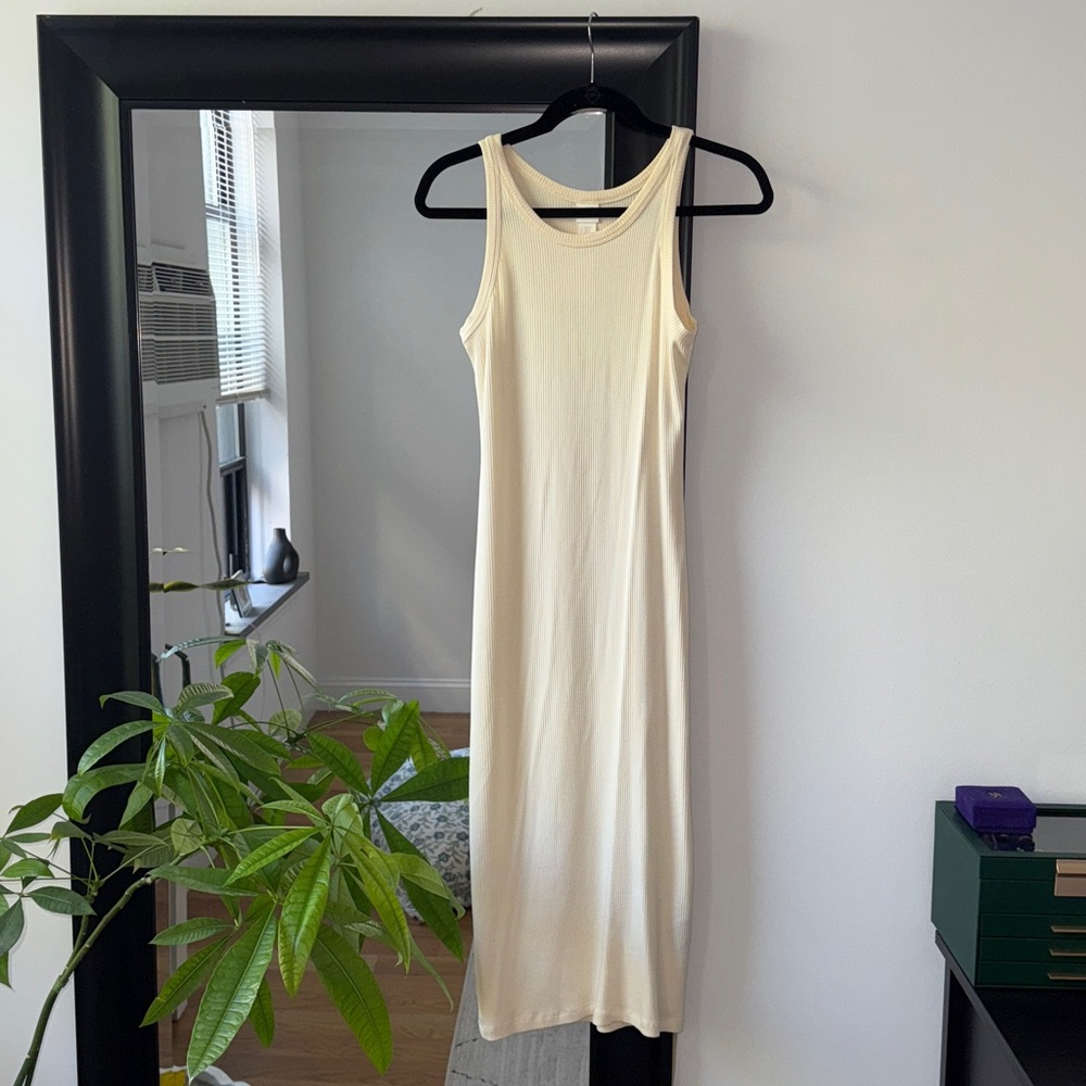 Ribbed Jersey Dress